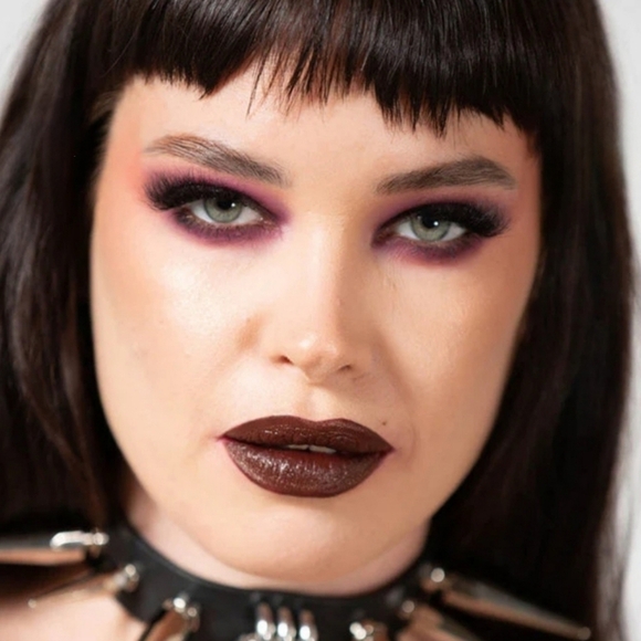Killstar ✦ Talisman Matte Lipstick ✦ Coven Cosmetics Dark Brown w/ Vanilla Scent - Picture 4 of 8